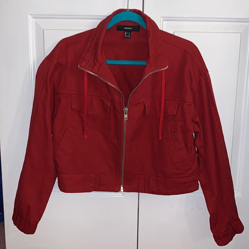 Red Denim Jacket